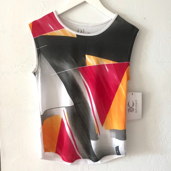 Spyder Choyce Multicolor Top Sz M - Picture 8 of 9